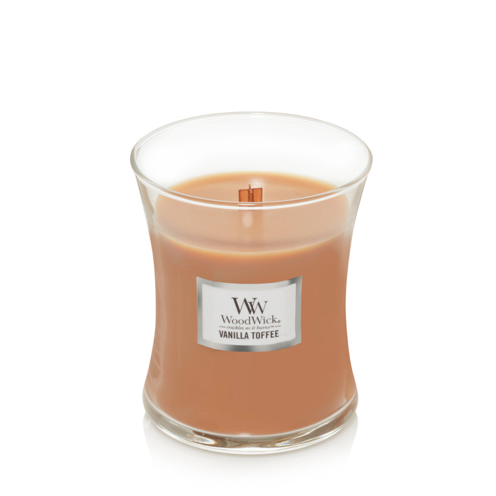 WoodWick Candle | Vanilla Toffee | Medium
