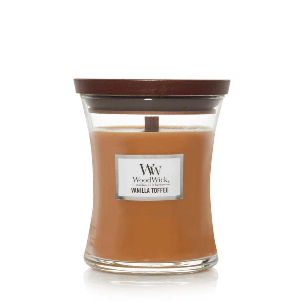 WoodWick Candle | Vanilla Toffee | Medium