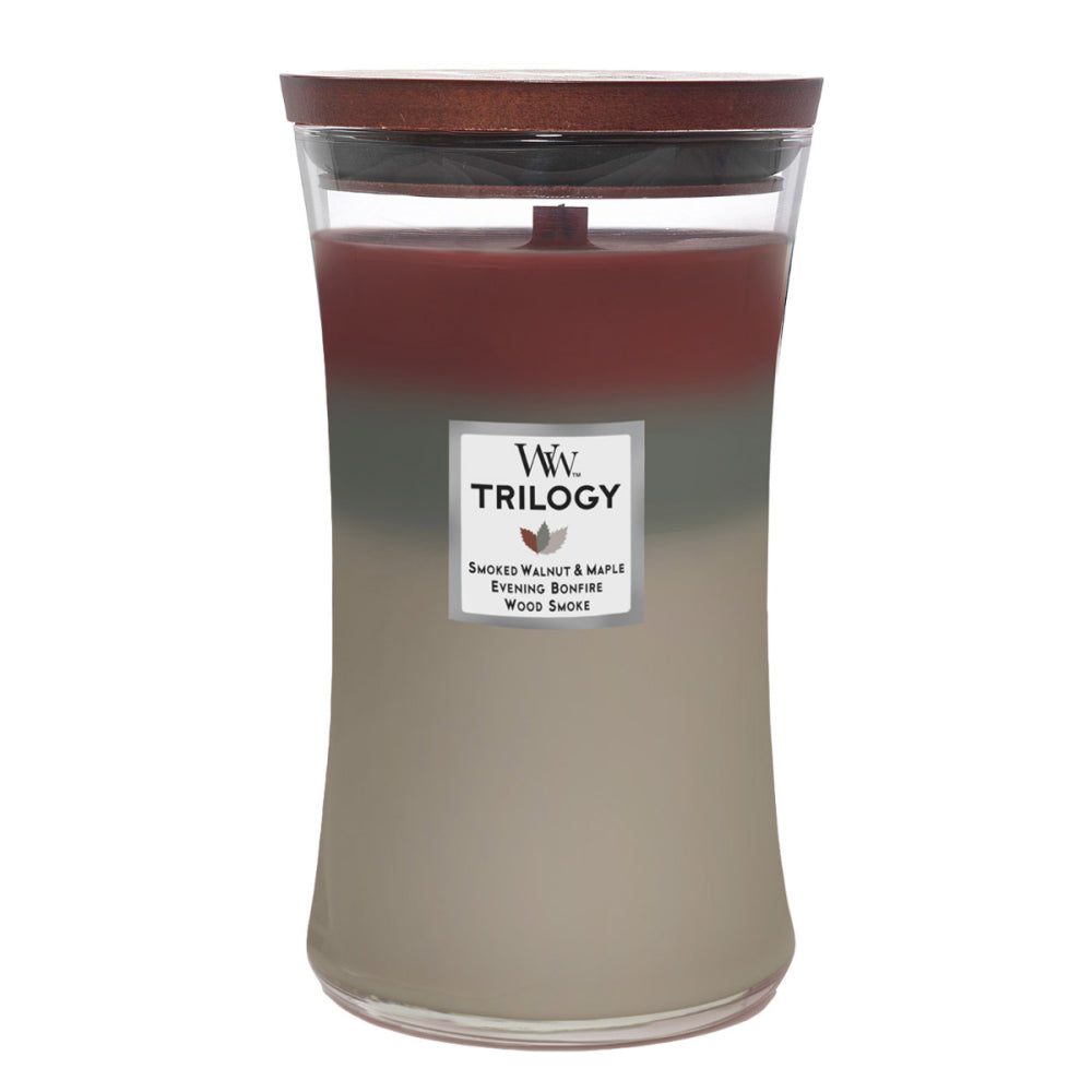 WoodWick Candle | Autumn Embers Trilogy | Large