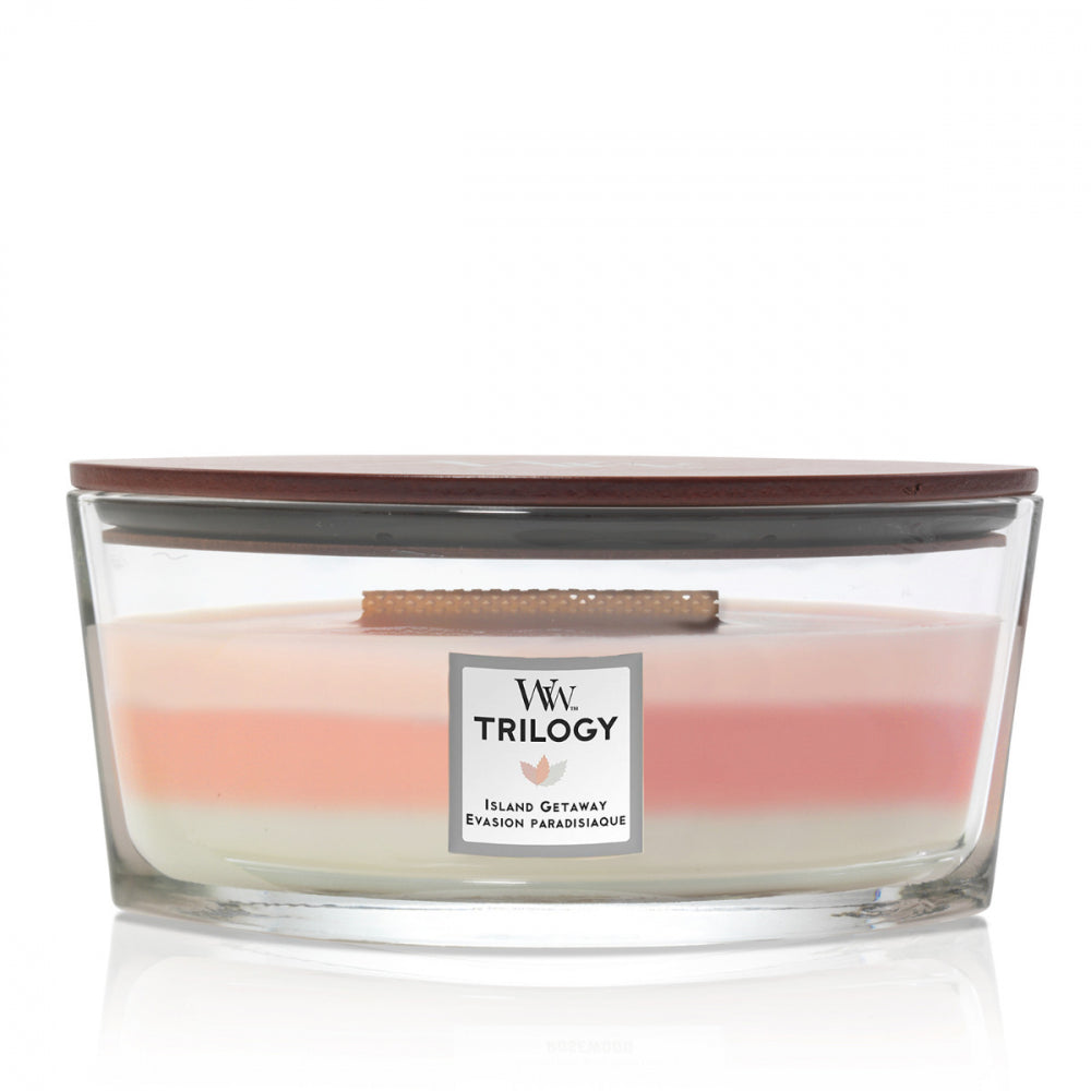 WoodWick Candle | Island Getaway Trilogy | Ellipse