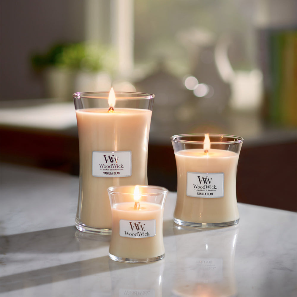 WoodWick Candle | Vanilla Bean | Mini