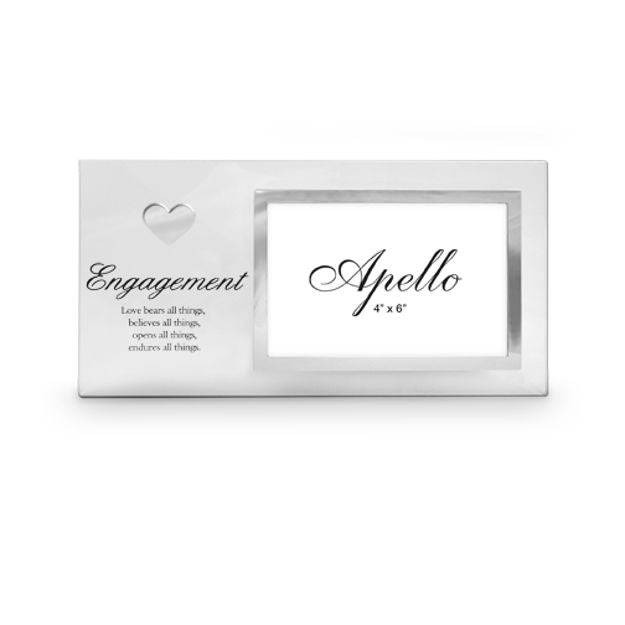 ENGAGEMENT POEM PHOTO FRAME