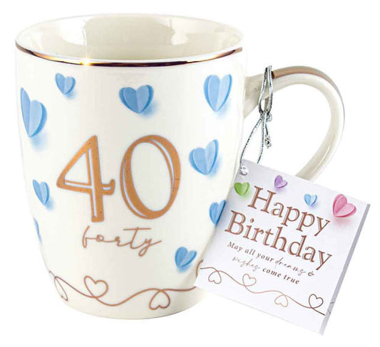 Sweet Heart Mug - 40th Birthday