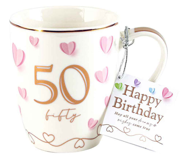 Sweet Heart Mug - 50th Birthday