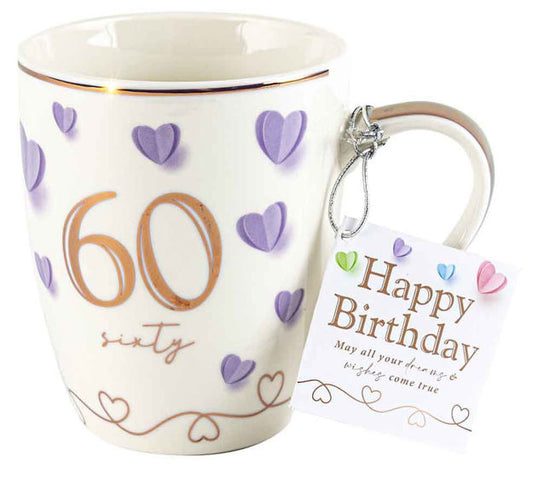 Sweet Heart Mug - 60th Birthday