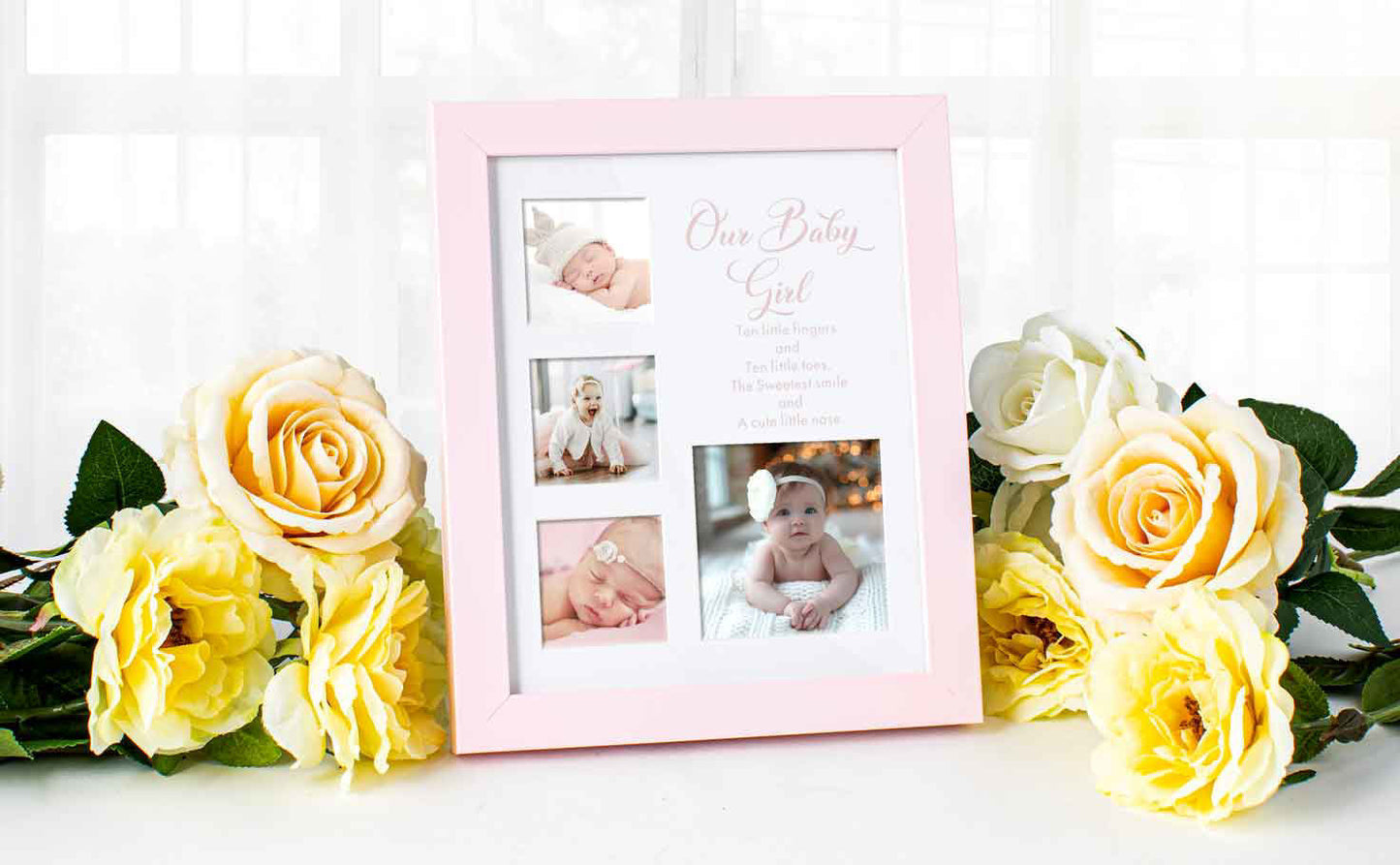 Pink Baby Girl Composite Frame