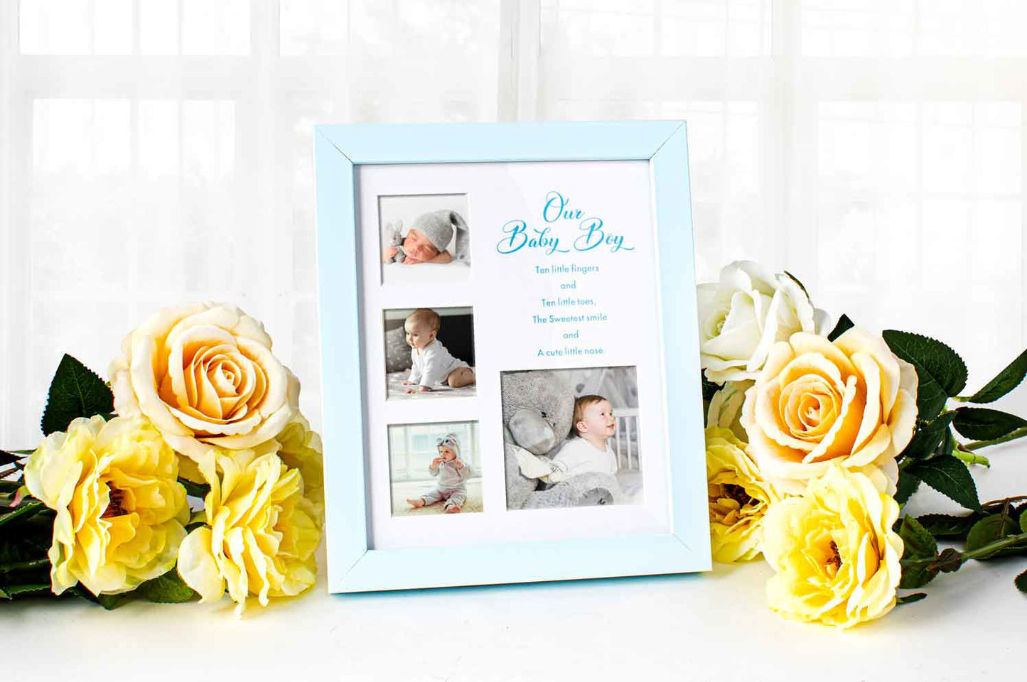 Blue Baby Boy Composite Frame