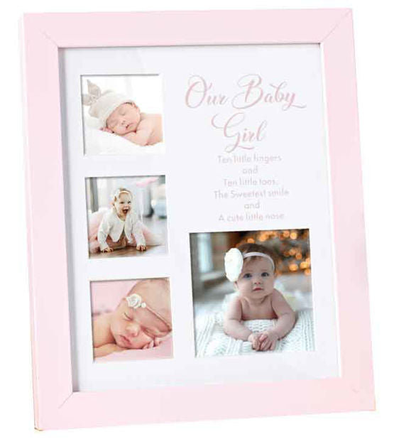 Pink Baby Girl Composite Frame