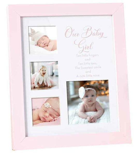 Pink Baby Girl Composite Frame