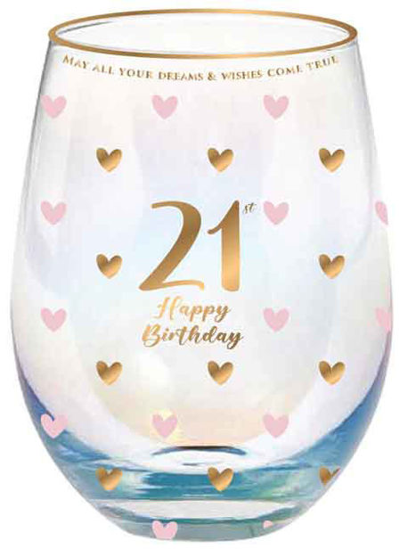 SWEET HEART STEMLESS GLASS - 600ML