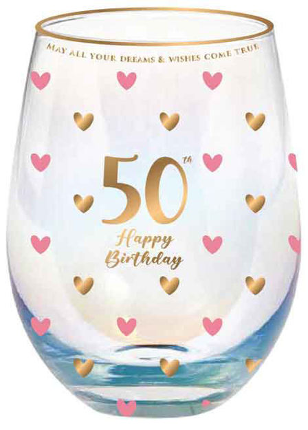 SWEET HEART STEMLESS GLASS - 600ML