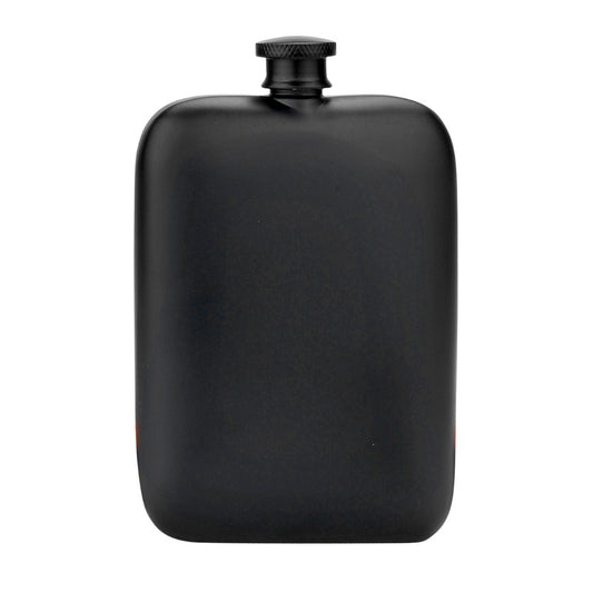 Black Matte Hipflask