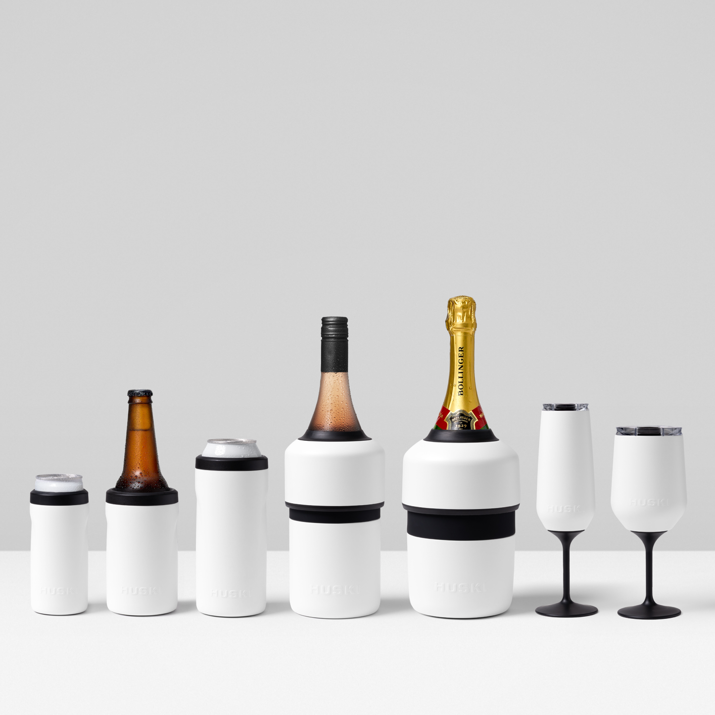 NEW: Huski Slim Can Cooler - White