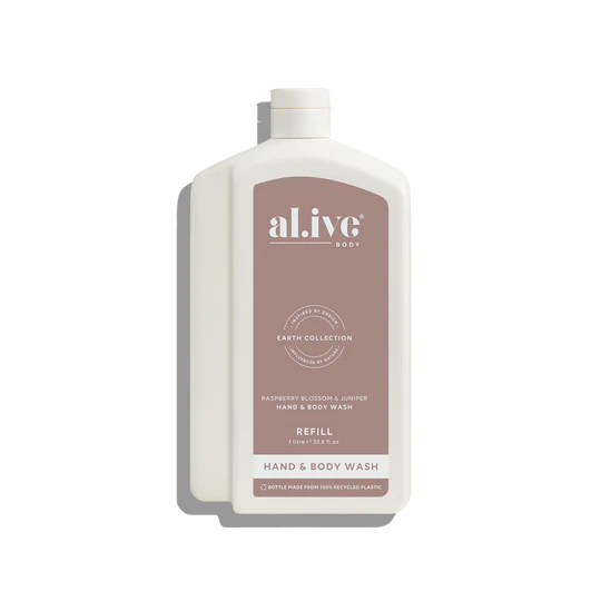 1 L Wash Refill | Raspberry Blossom & Juniper | al.ive