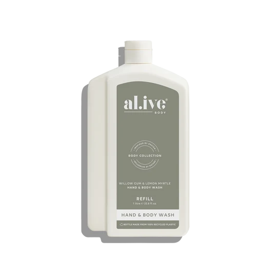 1 L Wash Refill | Willow Gum & Lemon Myrtle | al.ive