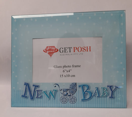 New Baby Boy - Blue Photo Frame*