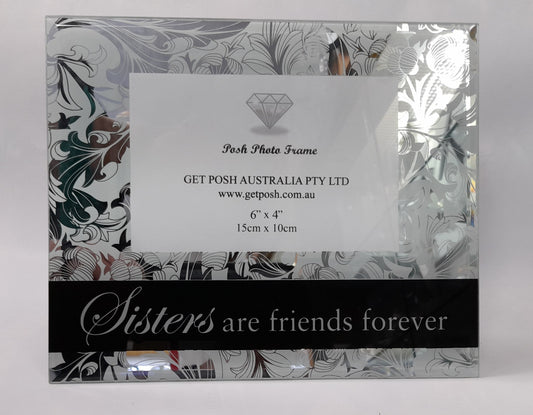Sisters are friends forever - Glass Frame