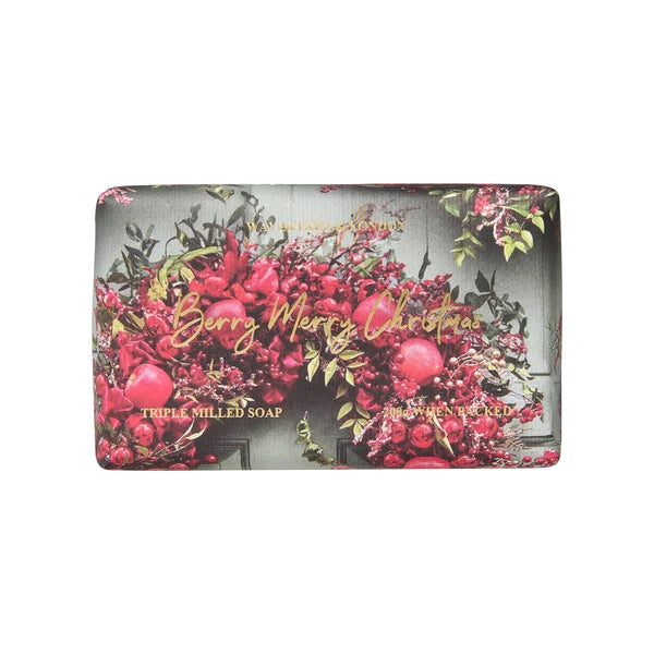 Berry Merry Christmas Soap Bar 200g | Wavertree & London
