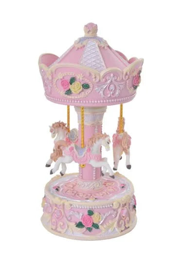 Musical Pink Carousel - Small