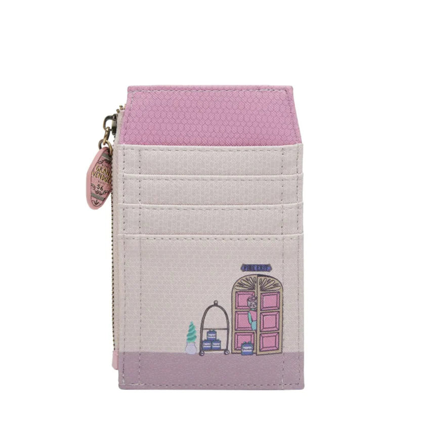 The Grand Vendula Hotel Shaped Zipper Card Coin Purse | Vendula London