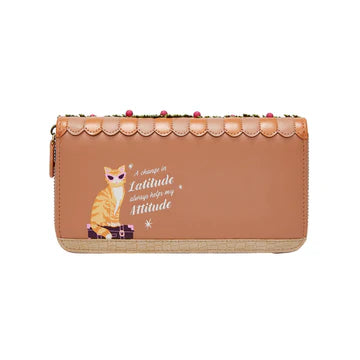 Voyage Travel Shop Large Ziparound Wallet | Vendula London
