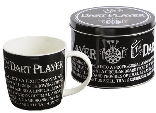 MUG IN A TIN DART PLAYER