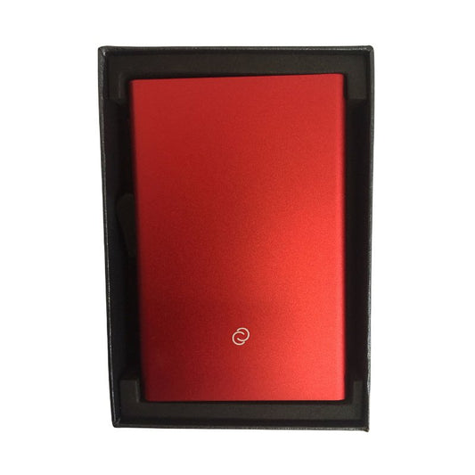 RFID C-Secure Cardholder Aluminium-Red