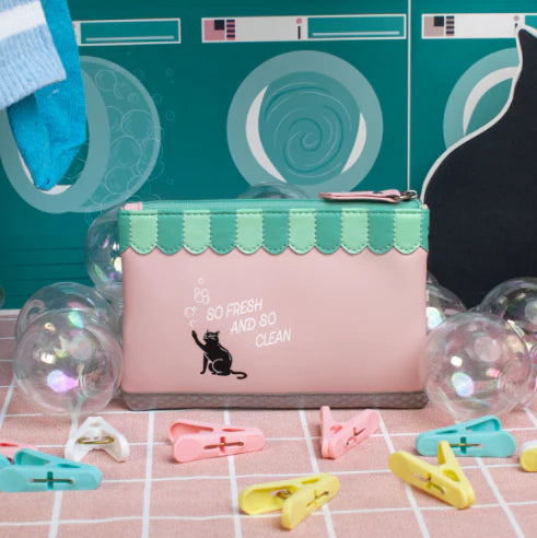 Vendula | Bubble Cats Zipper Key Coin Purse | Vendula London
