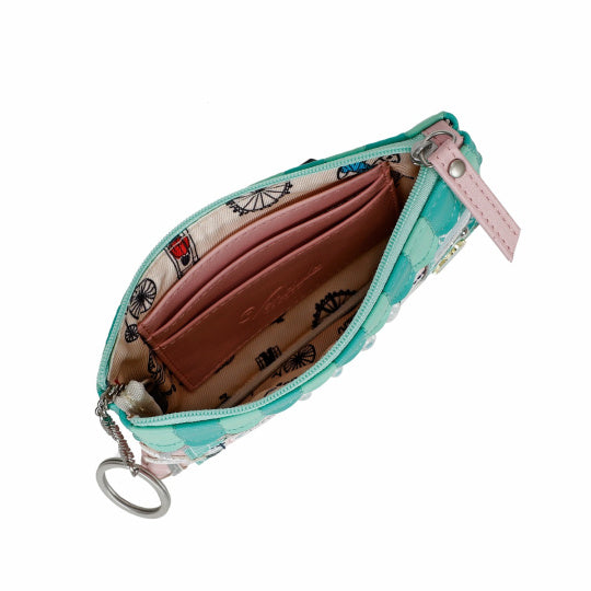 Vendula | Bubble Cats Zipper Key Coin Purse | Vendula London