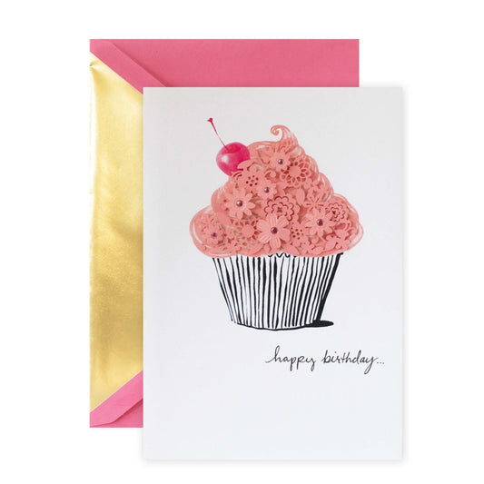 Signature Birthday Card - Cupcake | Hallmark