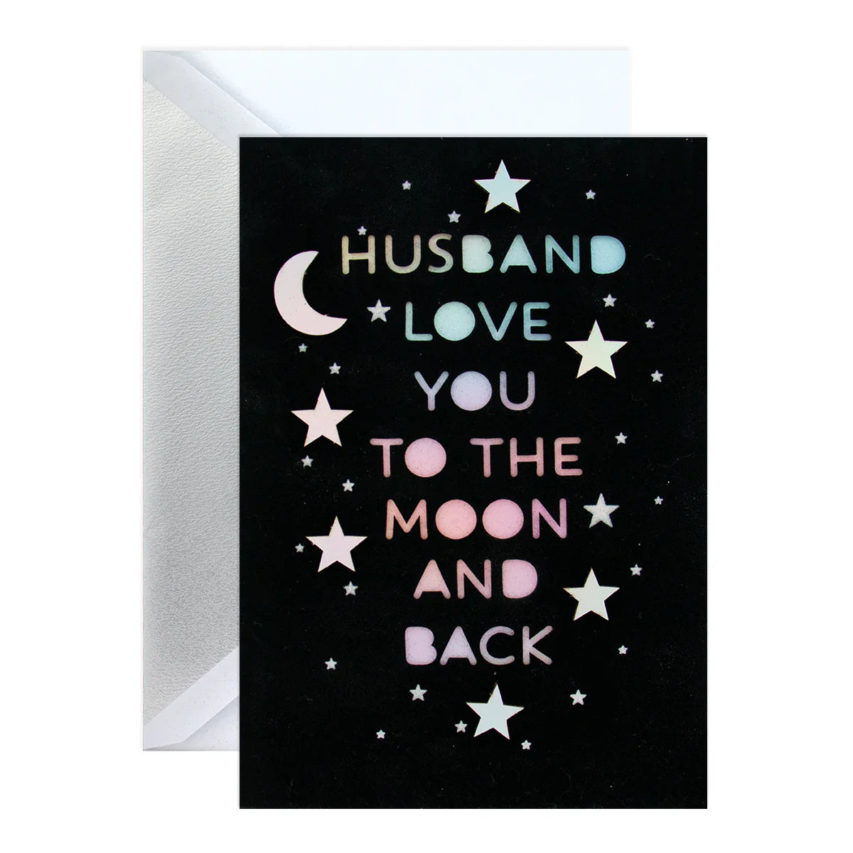 Signature Greeting Card - Moon & Back (For Husband) | Hallmark