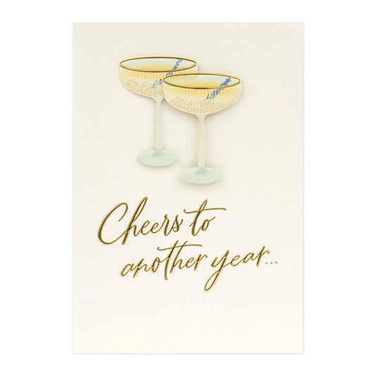 Signature Anniversary Card - Cheers To Another Year | Hallmark