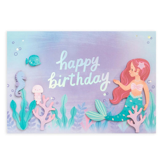 Signature Birthday Card - Mermaid & Friends | Hallmark