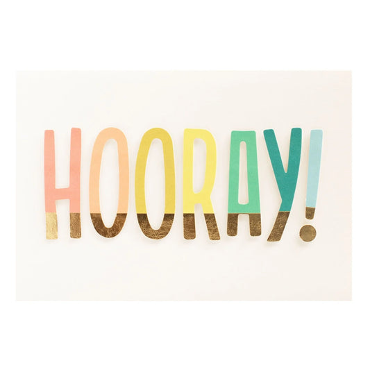 Signature Celebration Card - Hooray! | Hallmark