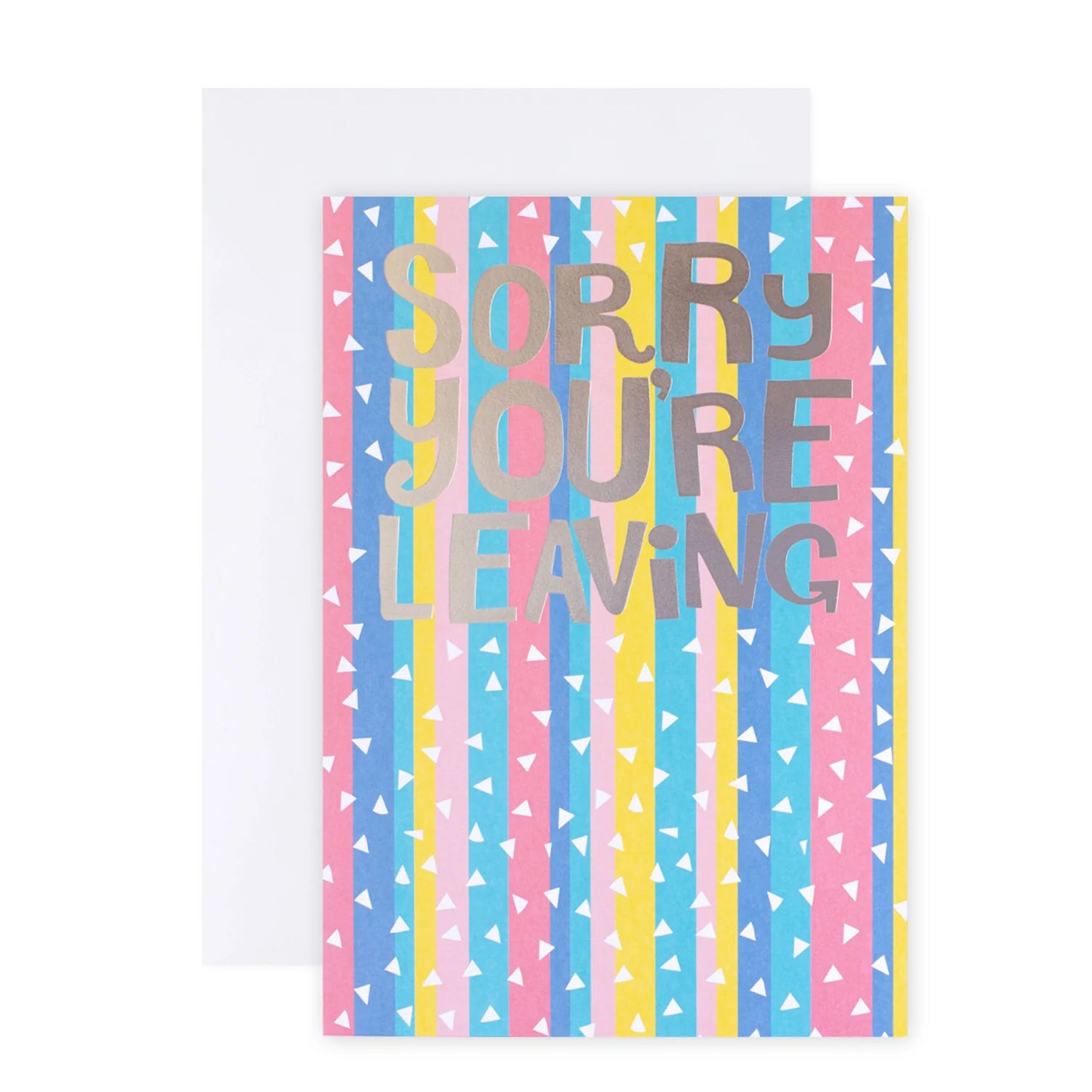 Colossal Farewell Greeting Card - Colourful Stripes | Hallmark