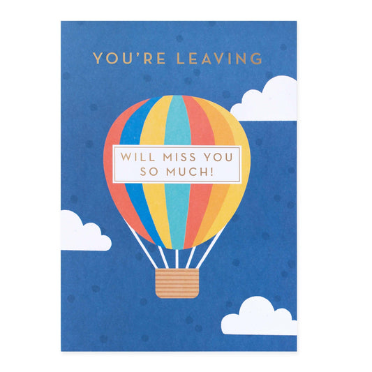Colossal Farewell Greeting Card - Hot Air Balloon | Hallmark