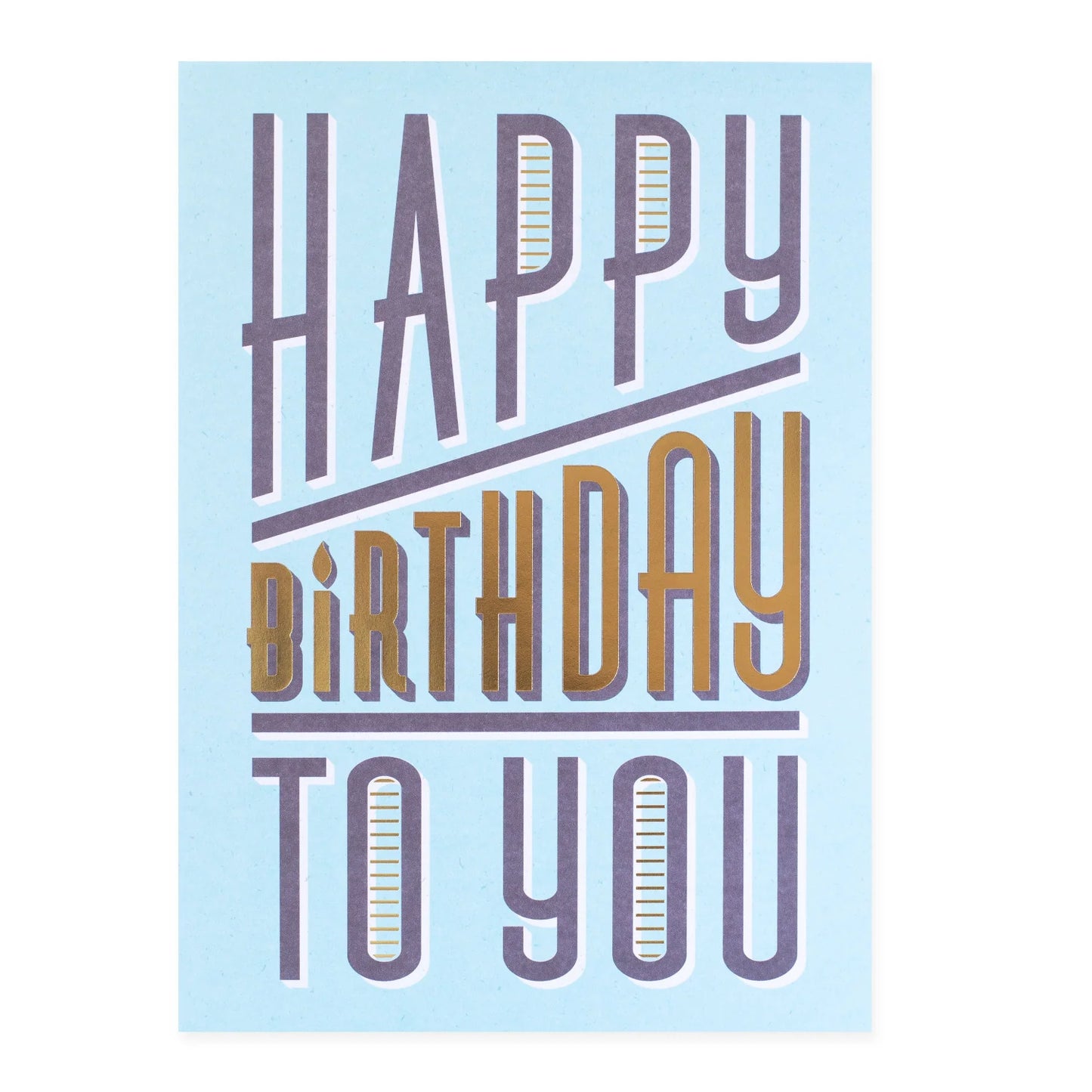 Colossal Birthday Greeting Card - Gold & Bold | Hallmark