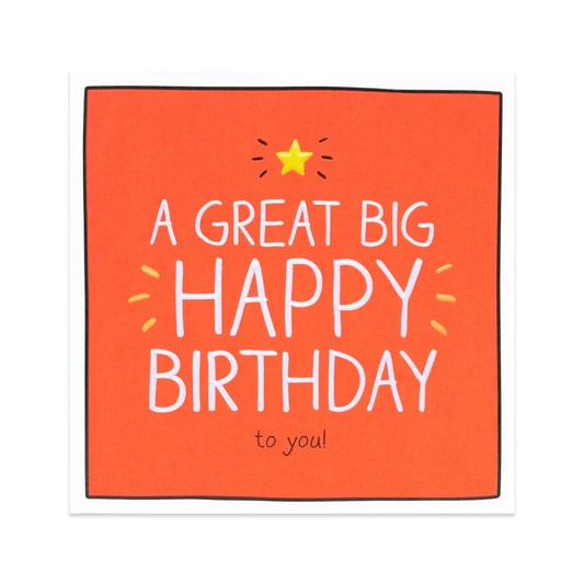 Happy Jackson Birthday Card - Great Big Happy Birthday! | Hallmark