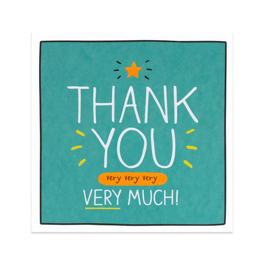Happy Jackson Thank You Card - Very Very Very Very Much | Hallmark