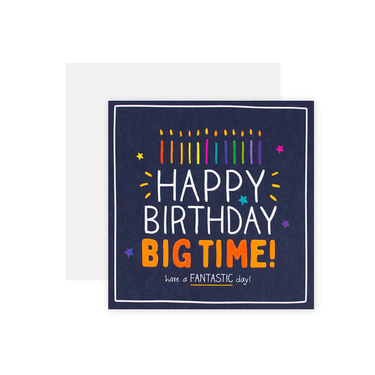 Happy Jackson Birthday Card - Colourful Candles | Hallmark
