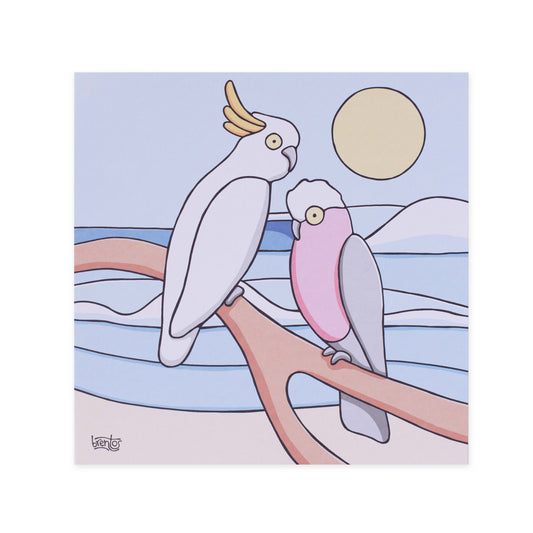 Brentos Gallery Blank Greeting Card - Coastal Cockatoos | Hallmark