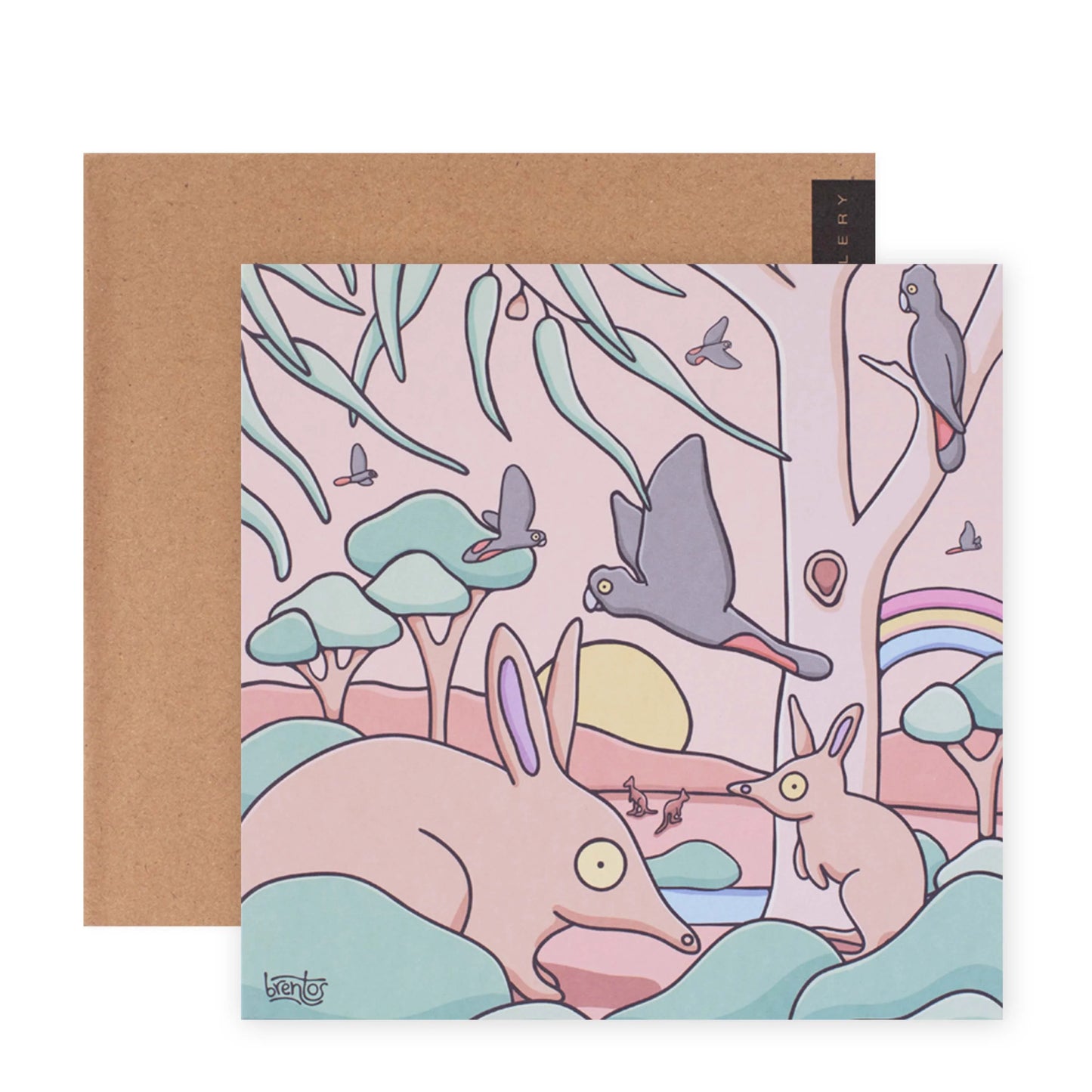 Brentos Gallery Blank Greeting Card - Outback Bilbies | Hallmark