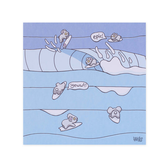 Brentos Gallery Blank Greeting Card - Surfing Koalas | Hallmark