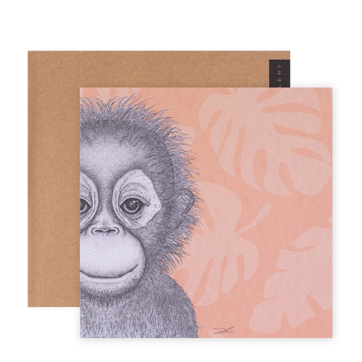 Dots by Donna Gallery Blank Greeting Card - Ollie The Orangutan | Hallmark