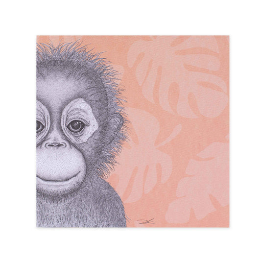 Dots by Donna Gallery Blank Greeting Card - Ollie The Orangutan | Hallmark