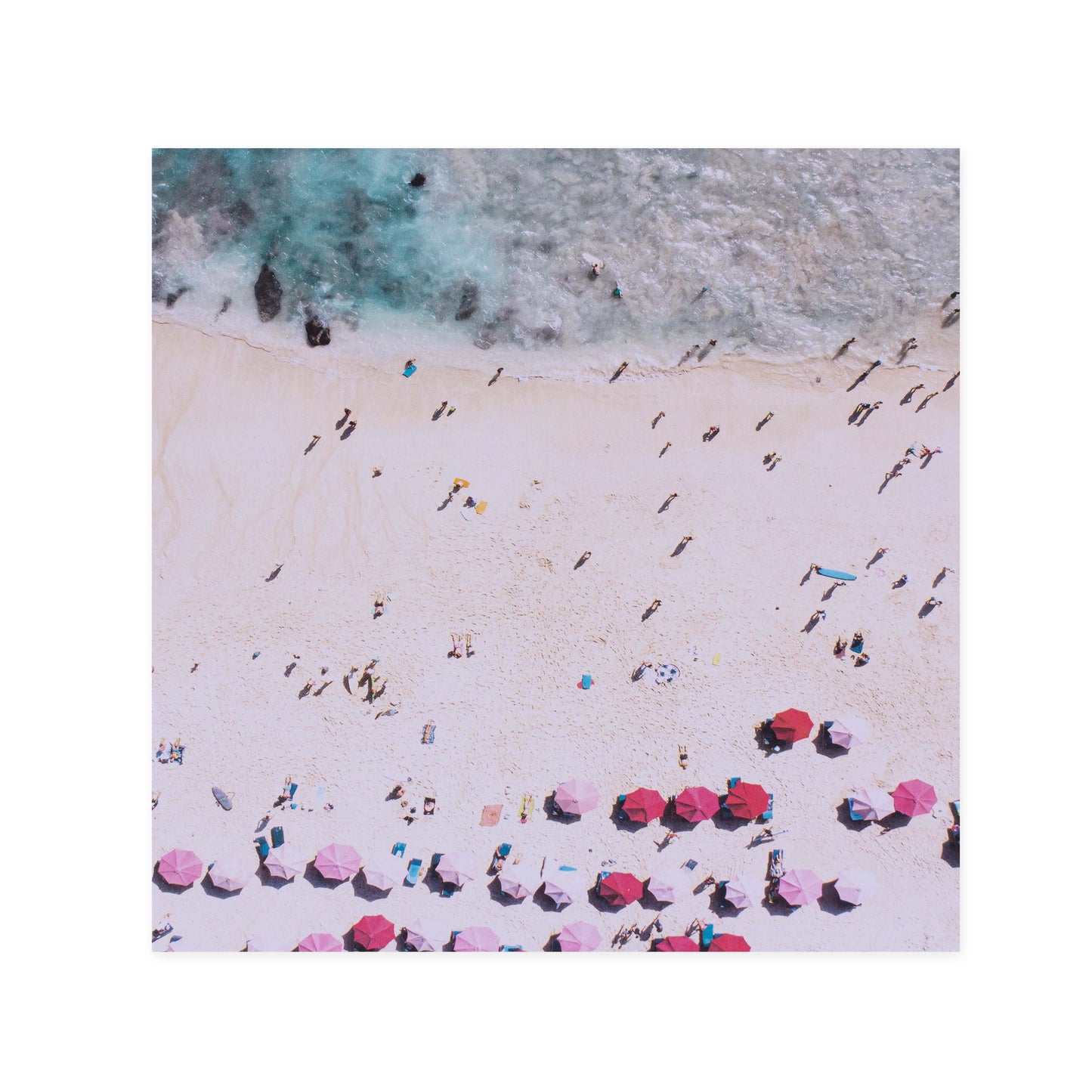 Donna Delaney Gallery Blank Greeting Card - Pink Umbrellas | Hallmark