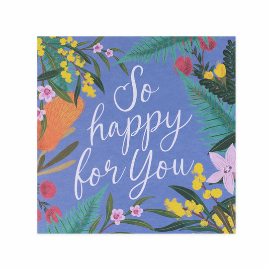 Christie Williams Gallery Blank Greeting Card - So Happy For You | Hallmark