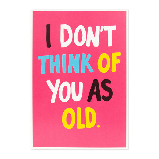 Shoebox Birthday Card - Not Old? | Hallmark