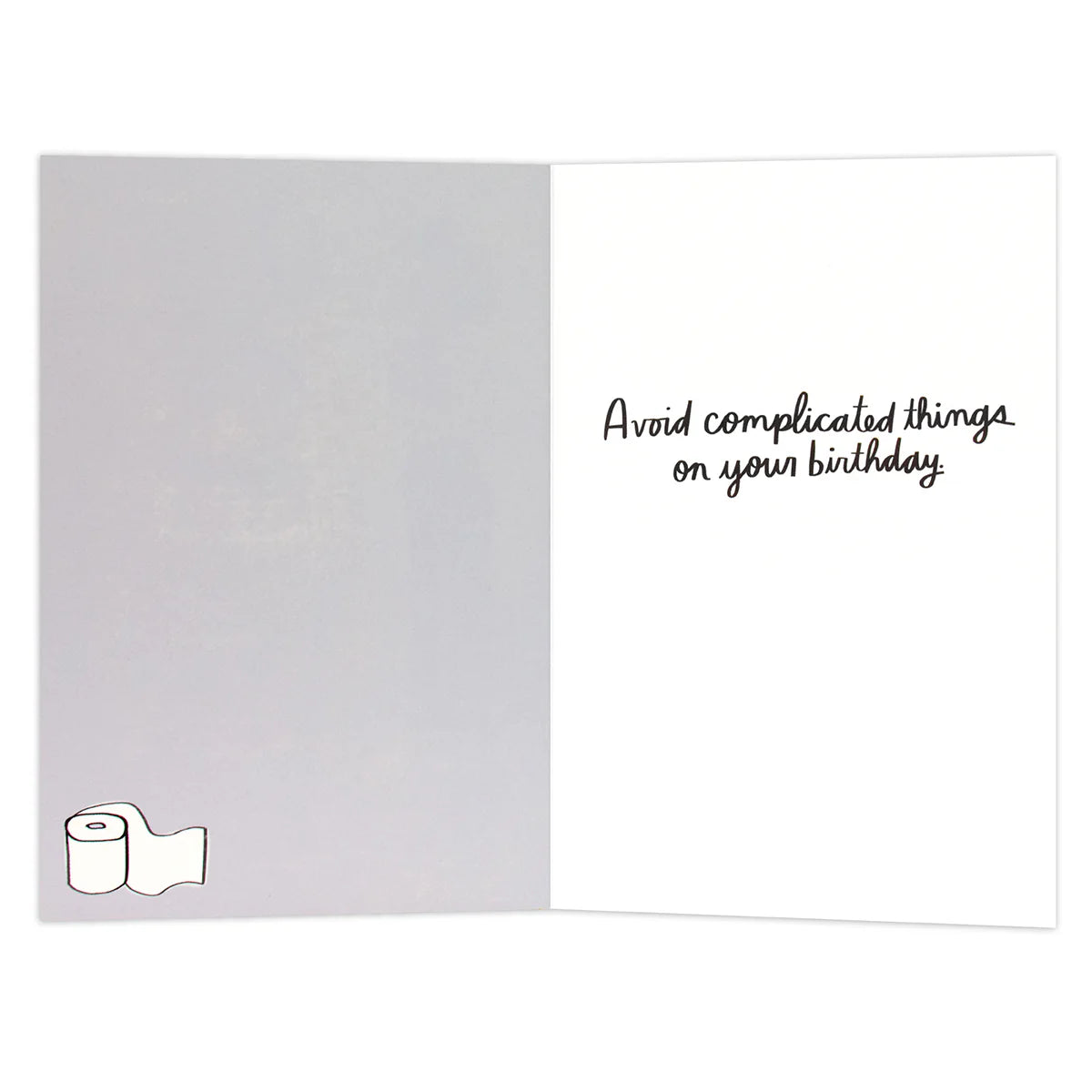 Shoebox Birthday Card - Avoid Complicated Things | Hallmark