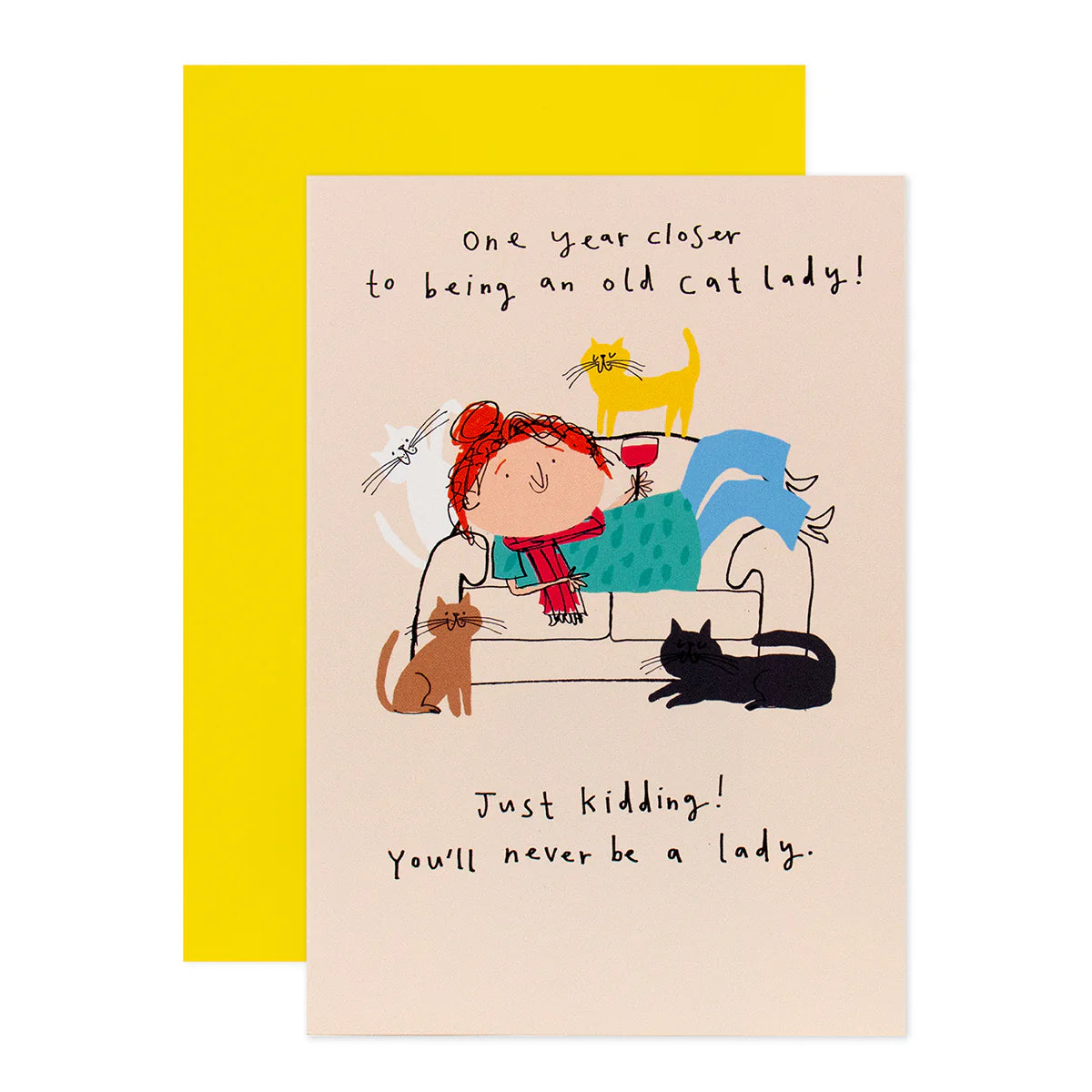 Shoebox Birthday Card - Cat Lady | Hallmark